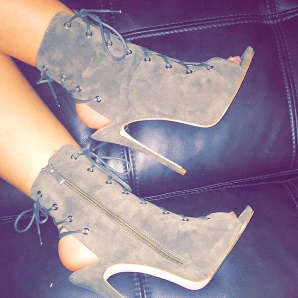 Public Desire Lace up Heels